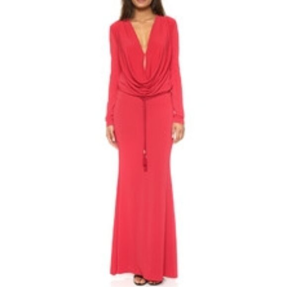 Rachel Zoe Field Cowl Maxi Dress – Red | Size 2 | NWT - Picture 1 of 7